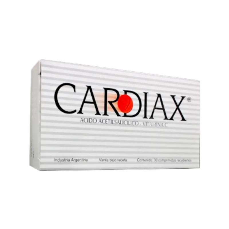 Cardiax Acetilsalicílico, c. + Vit.c + Vit.e x 30 Comp Recubiertos