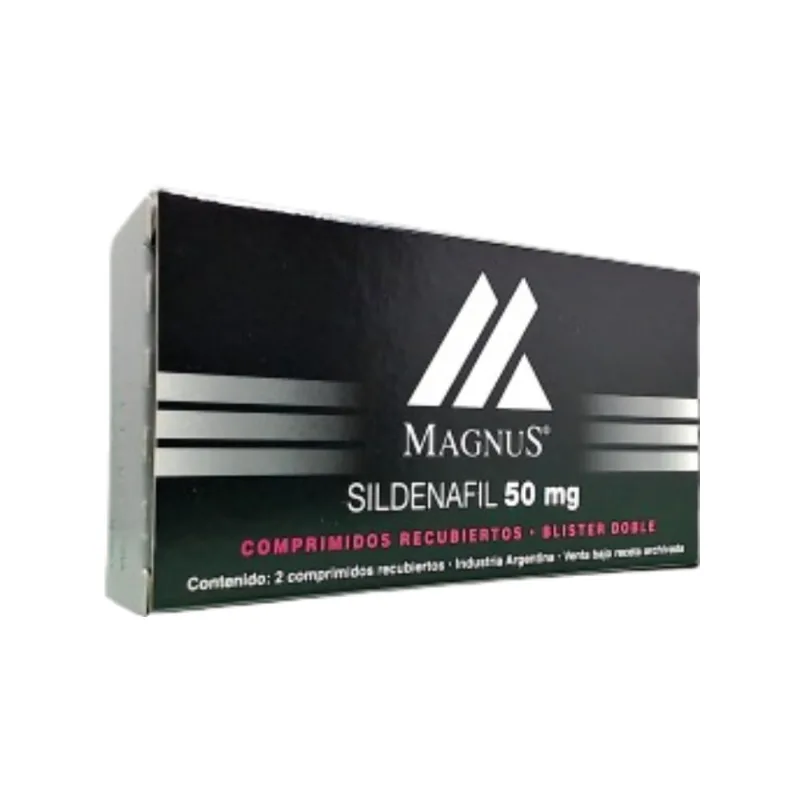 Magnus Sildenafil 50 mg x 2 Comp Recubiertos