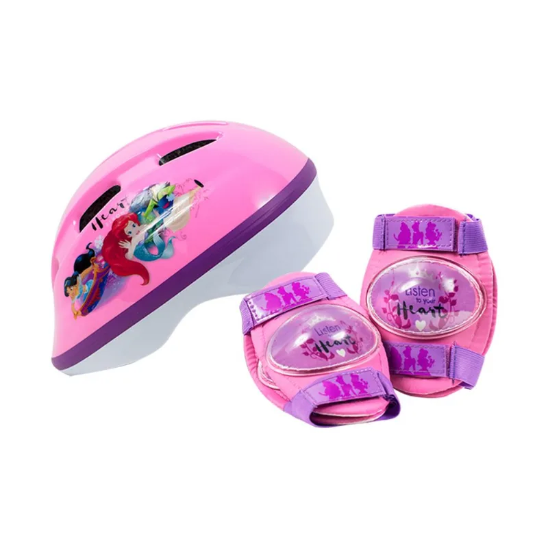 Set de casco y protecciones disney princesa