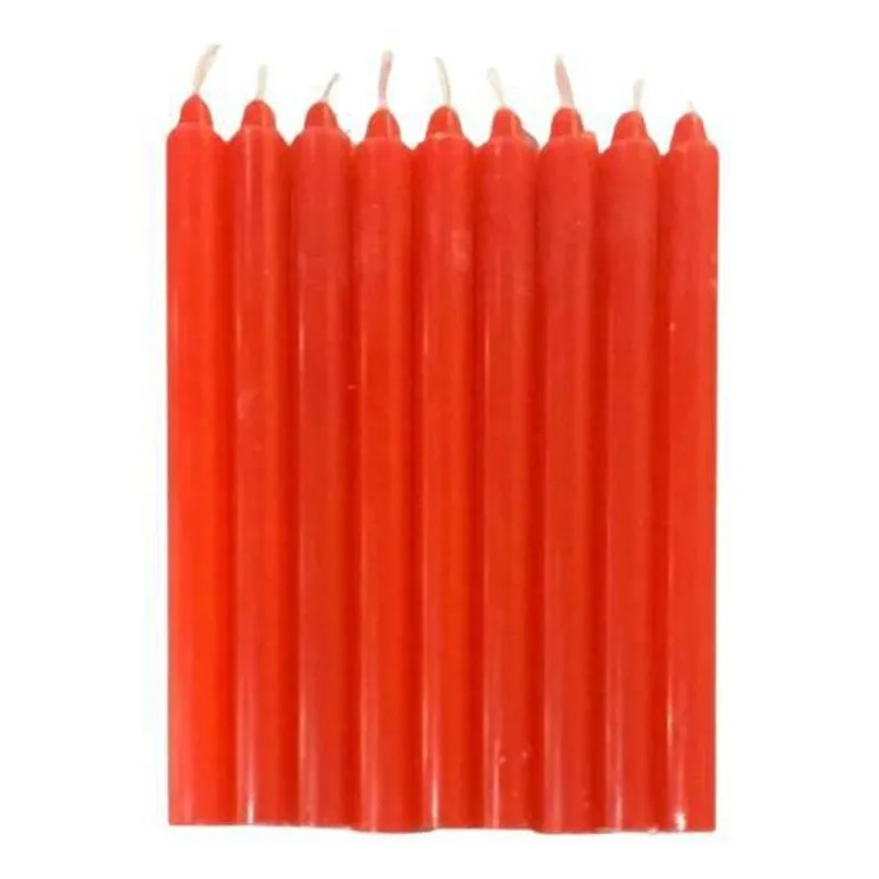 Kit 50 Und Velas Palito Vermelhas