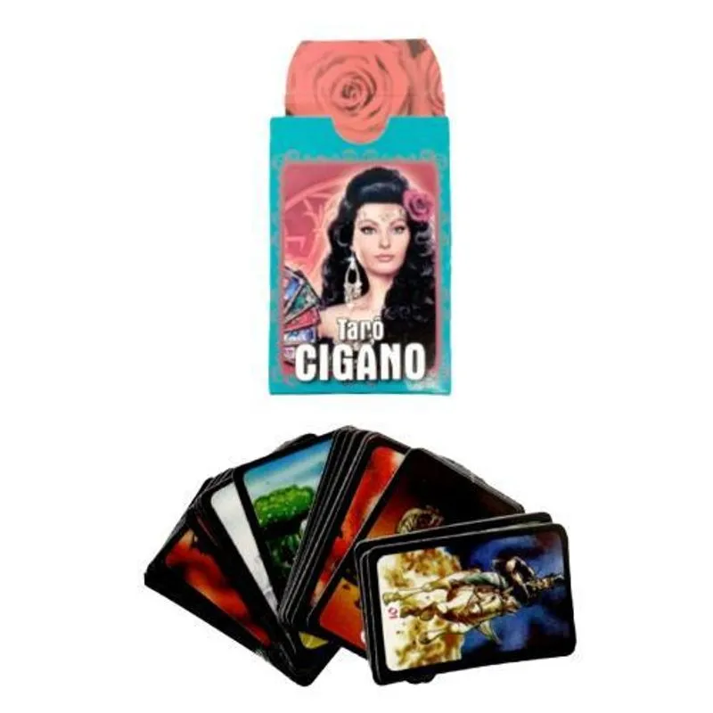 Tarô Cigano Com Manual Baralho 36 Cartas - Tarot Esotérico