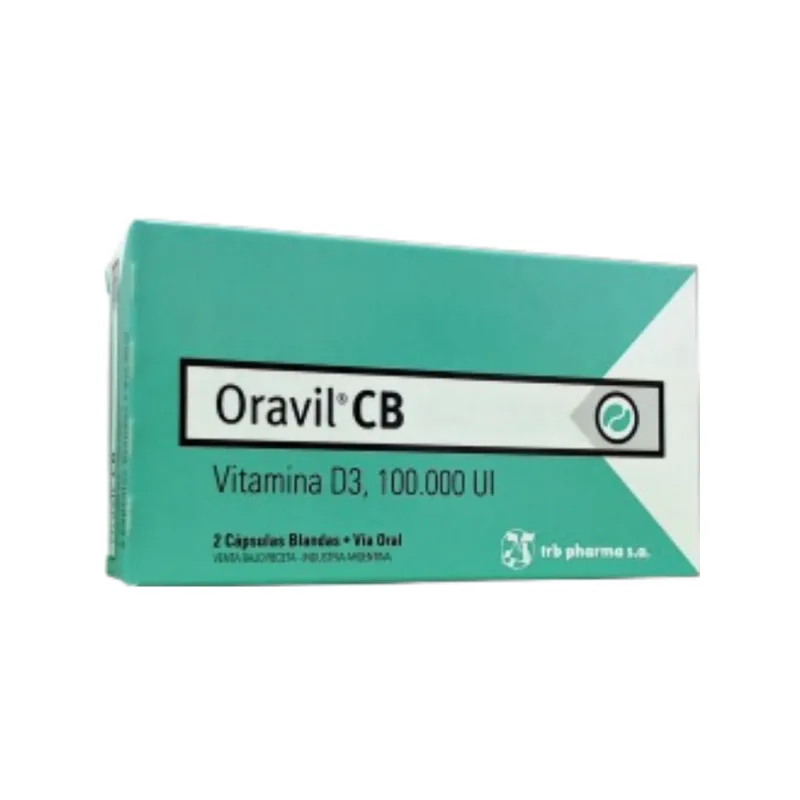 Oravil Cb Vit.D3 x 2 Cáps Blandas