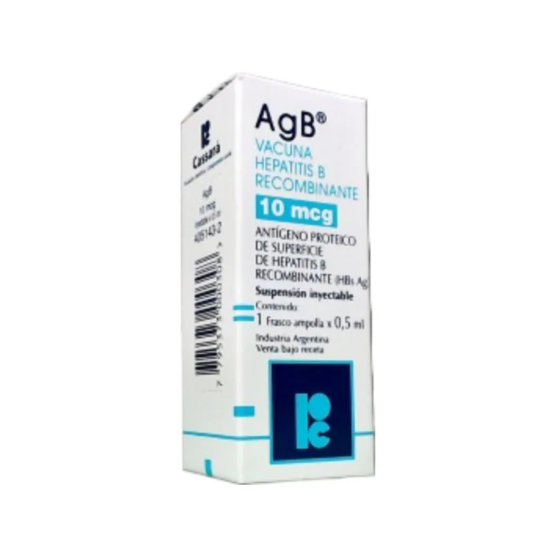 Ag-B 10 10 mcg Suspensión F.Ampolla x 0.5 ml