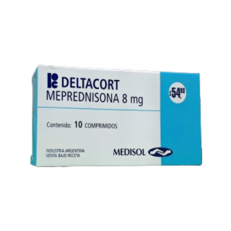 Deltacort 8 mg Meprednisona x 10 Comp