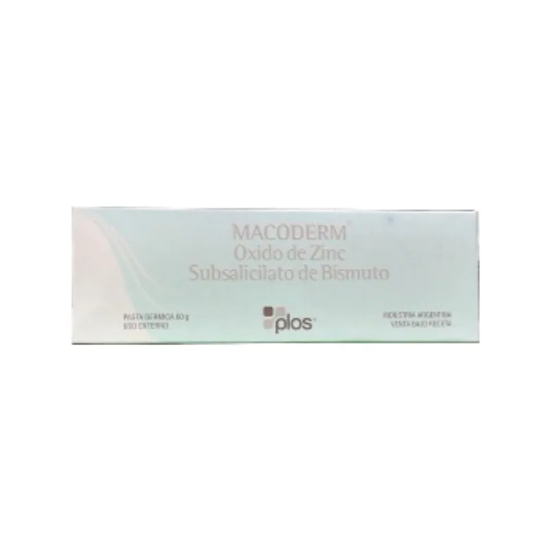 Macoderm Zinc Óxido + Asoc Pasta Dérmica x 60 g