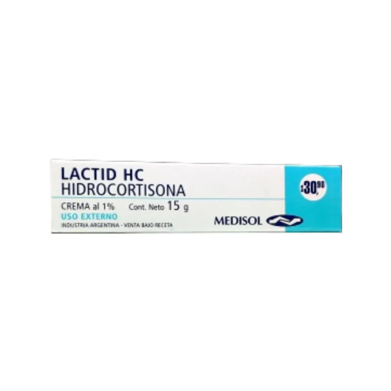 Lactid Hc 1% Hidrocortisona Crema x 15 g