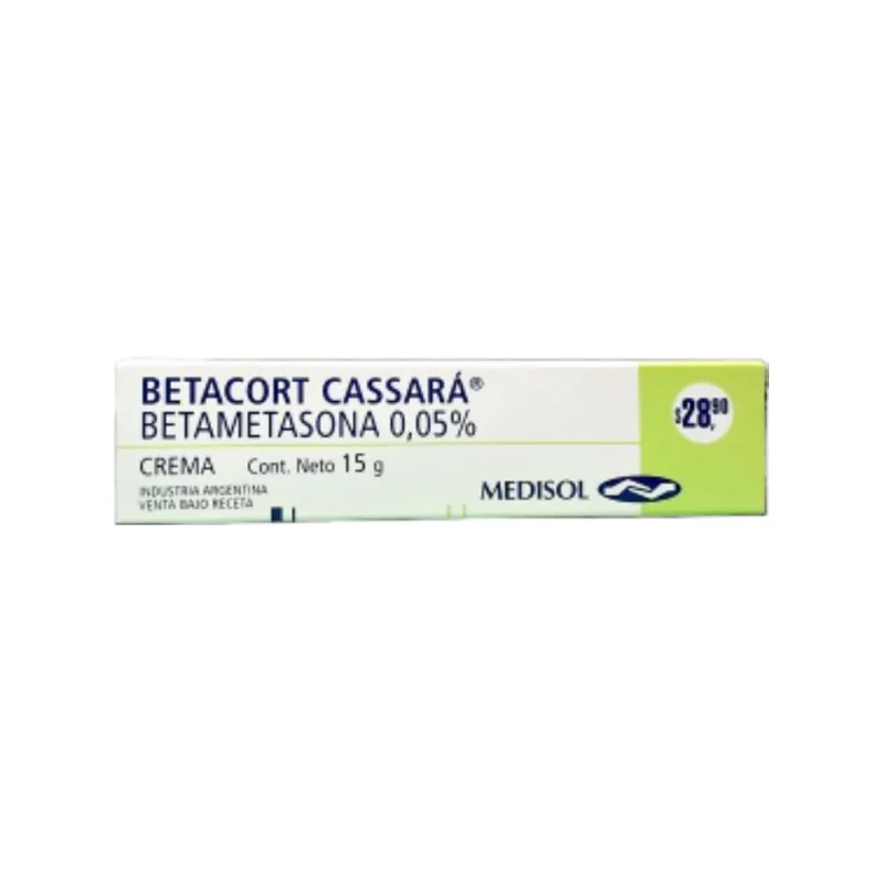 Betacort 0.05% Betametasona Crema x 15 g