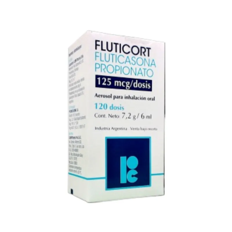 Fluticort Fluticasona 125 mcg Aerosol HFA x 120 Dosis