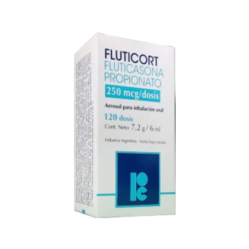 Fluticort Fluticasona 250 mcg Aerosol HFA x 120 Dosis