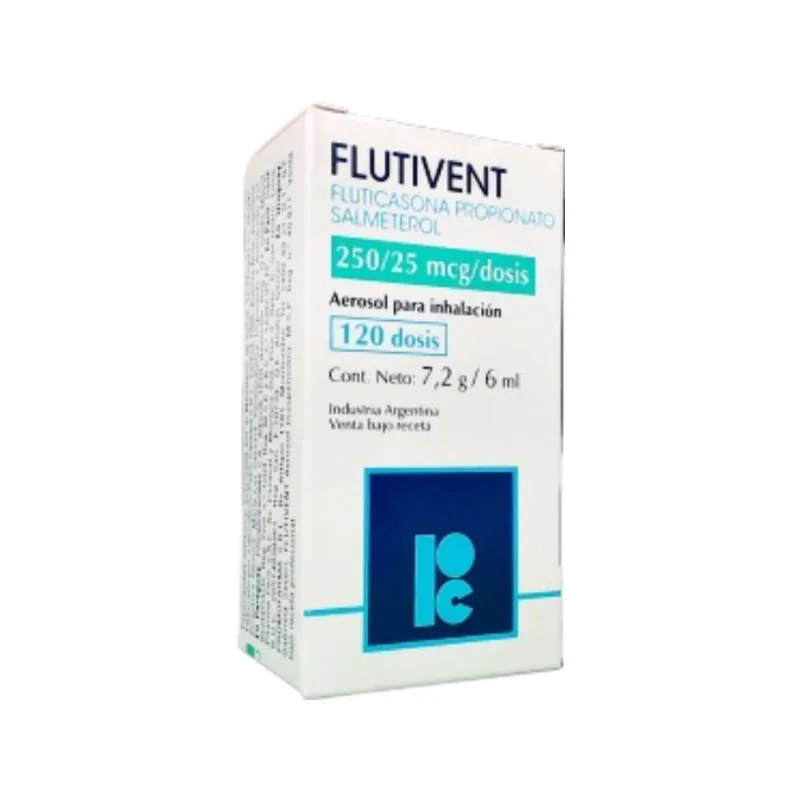 Flutivent Hfa 250/25 mcg Dosis x 120