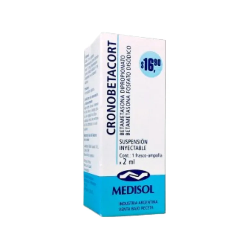 Cronobetacort Betametasona (Diprop Y F. Disod) Suspensión Inyectable Frasco Ampolla x 1 x 2 ml