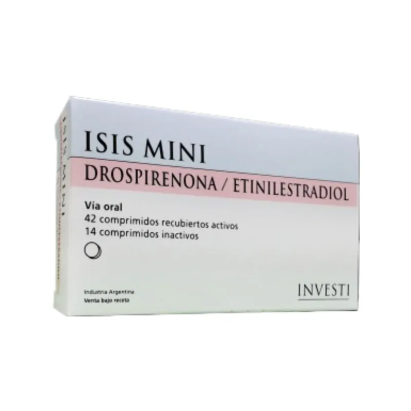 Isis Mini Drospirenona + Etinilestradiol x 28 Comp Env. Doble