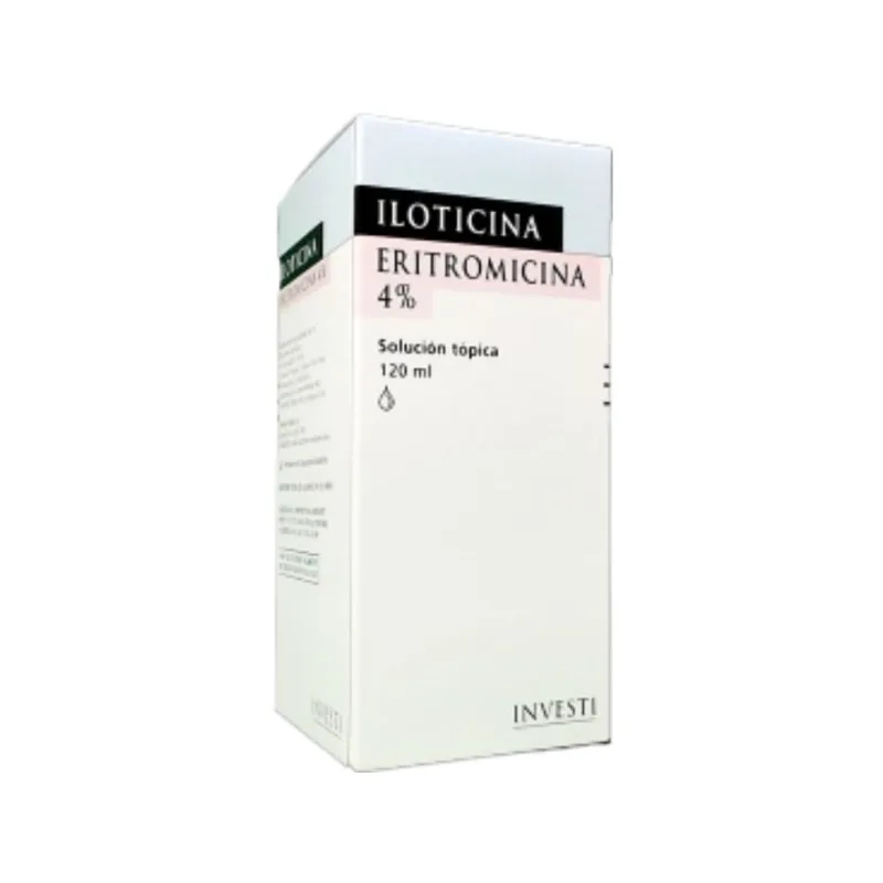 Iloticina Eritromicina 4% Frasco x 120 ml