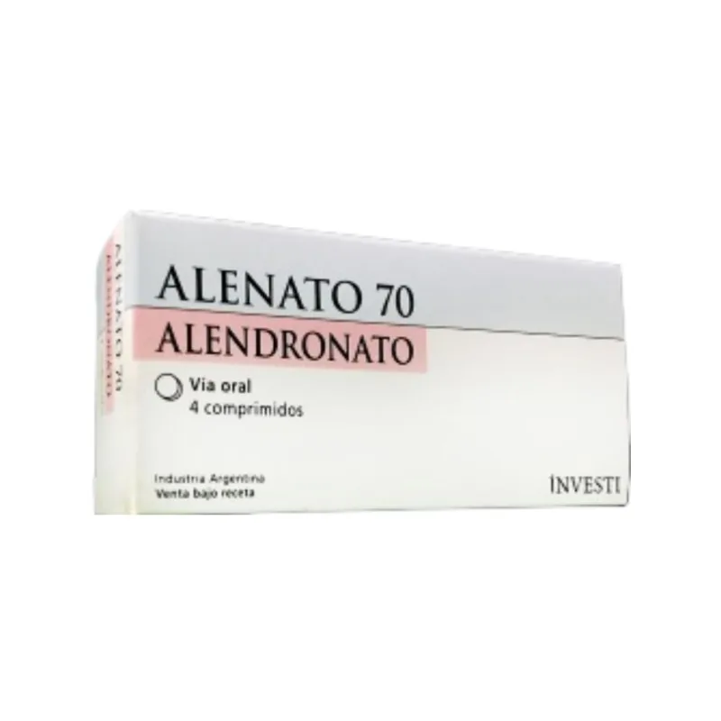 Alenato 70 mg Alendronato x 4 Comp