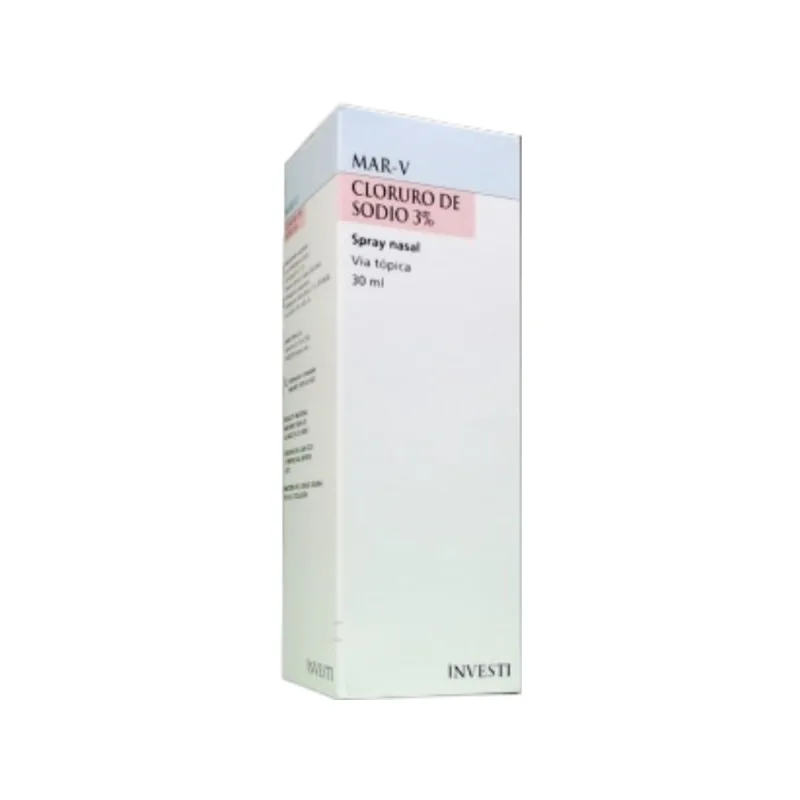 Mar-V Cloruro De Sodio + asoc 3% Spray Nasal x 30 ml Mar-V Cloruro de Sodio + Asoc. 3% Spray Nasal x 30 ml