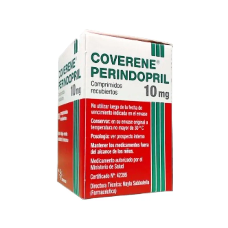 Coverene 10 Perindopril 10 mg x 30 Comp
