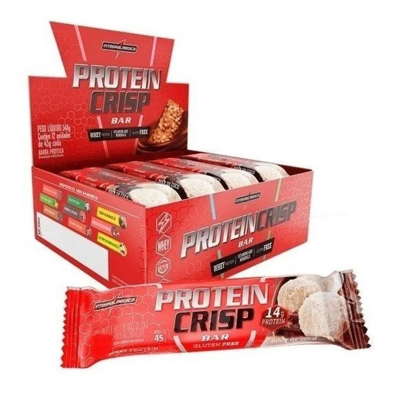 Barra De Proteína Crisp Bar - Cx 12un - Integralmédica