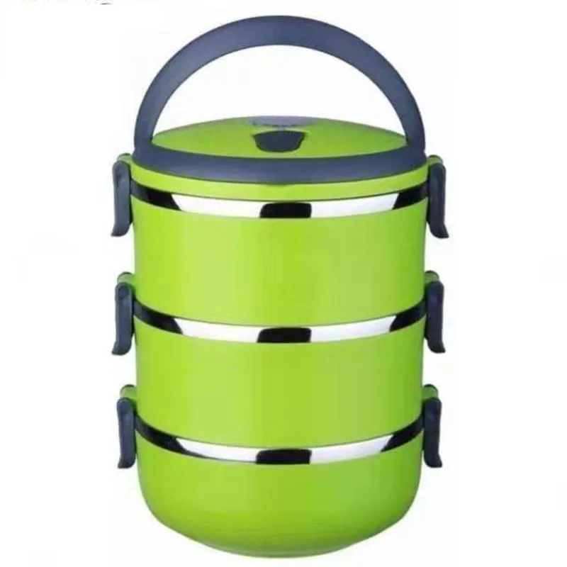 Marmiteira Inox Tripla 3 Compartimentos Térmicos Portáteis