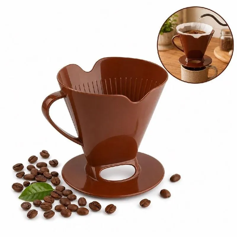 Suporte Para Filtro De Café Com Alça Reforçada Polipropileno Base Estável Para Caneca E Garrafa Yeet