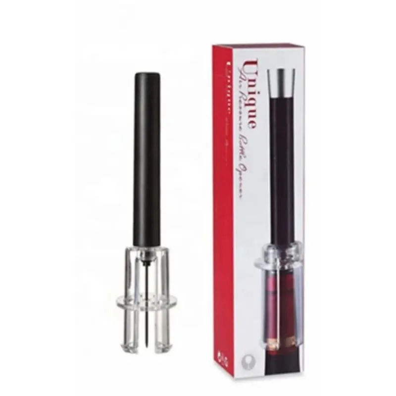 Saca Rolha Pneumático Abridor Vinho Tipo Bomba Pressão Inox