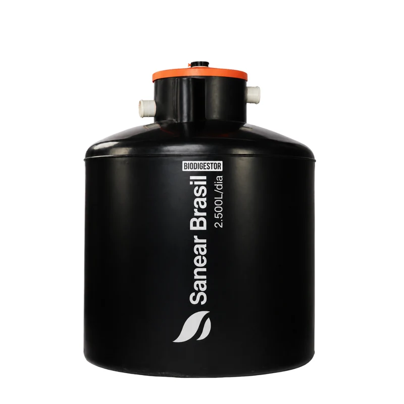 Biodigestor 2.500 L/dia - Sanear Brasil