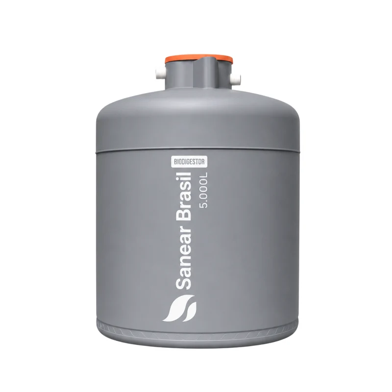 Biodigestor 5.000 L/dia - Sanear Brasil