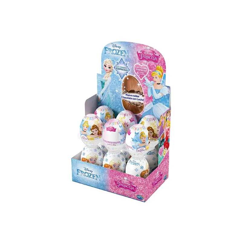 Huevo Arcor Chocolate Frozen Hvo.frozen/prince Dis.8x12x22g