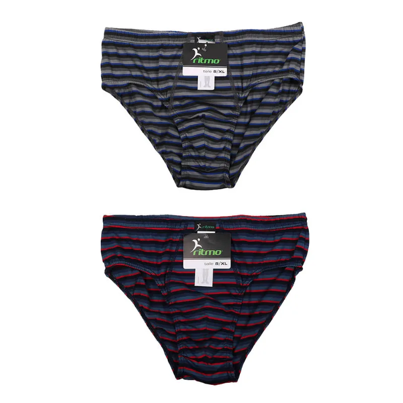 Slip Hombre Jersey Con Toalla Ritmo 2541rirayado T5. X 1 U