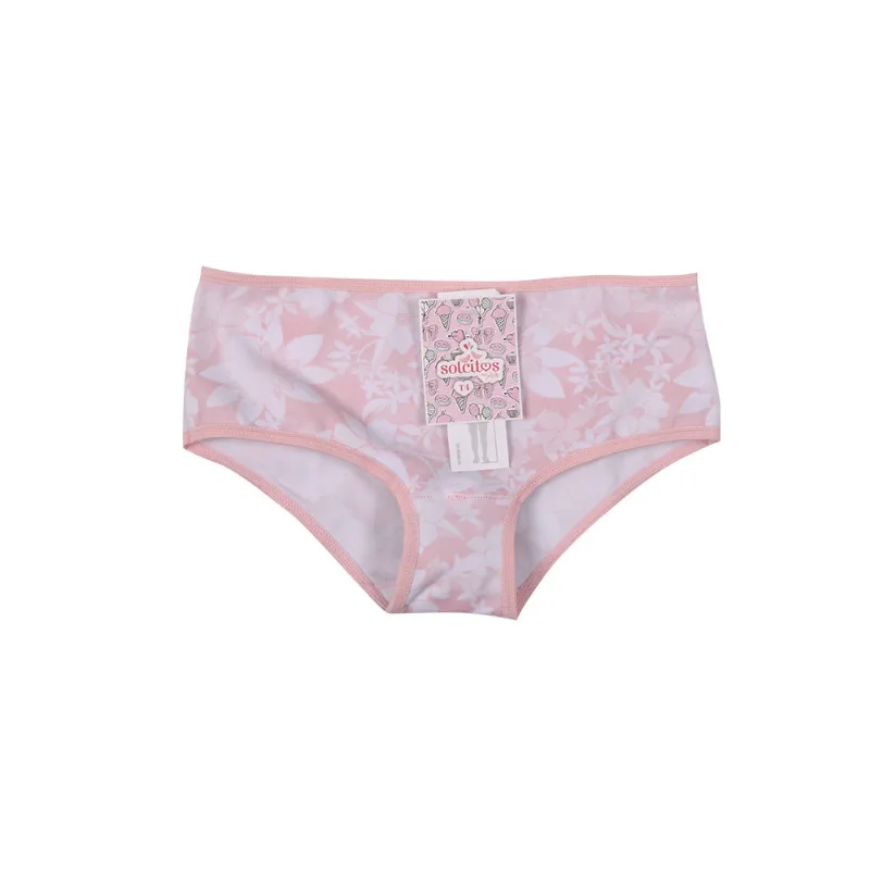 Culotte Nena Rosa Print Flores T2