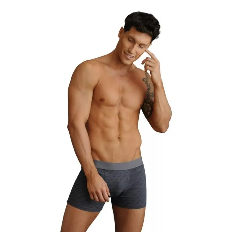 Boxer Algodón Lycra Estampado Lunares Hombre Hanes Hanes Boxer Algodón Lycra Estampado Cintura Expuesta 7221HA