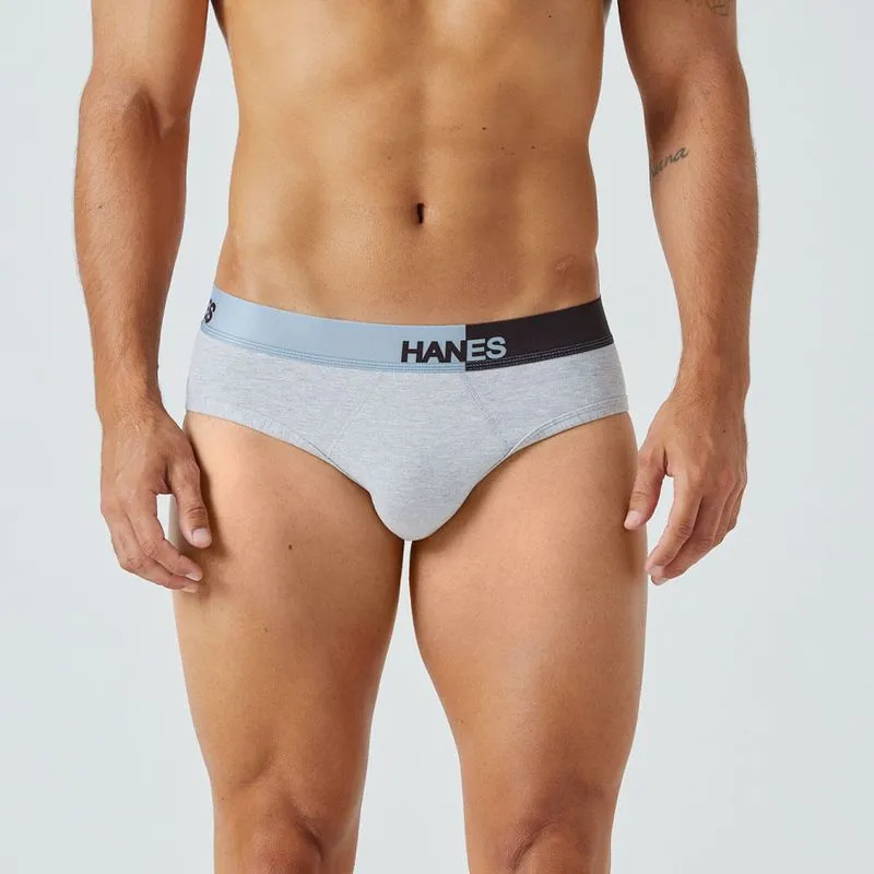 Slip Algodón Liso Cintura Expuesta Hombre Hanes Hanes Slip Algodón Liso Cintura Expuesta 6401HA