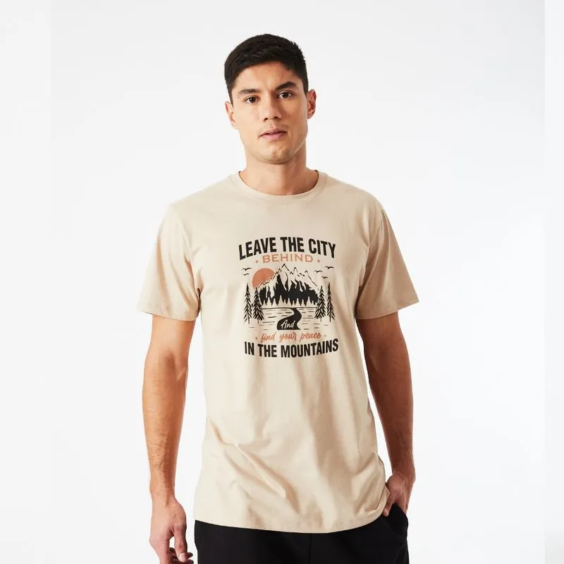 Remera Algodón Jersey Estampada Hombre Hanes Hanes Remera Algodón Jersey Estampada 30068HHA