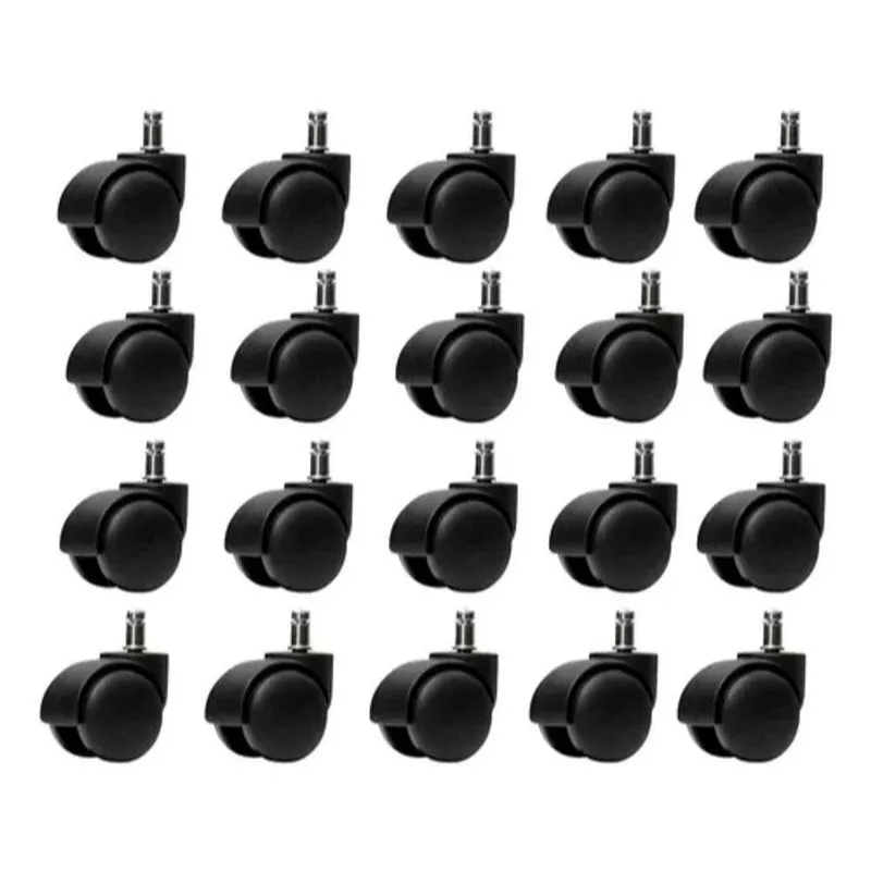 Rodízios Para Cadeira - Kit Com 20 Unid.