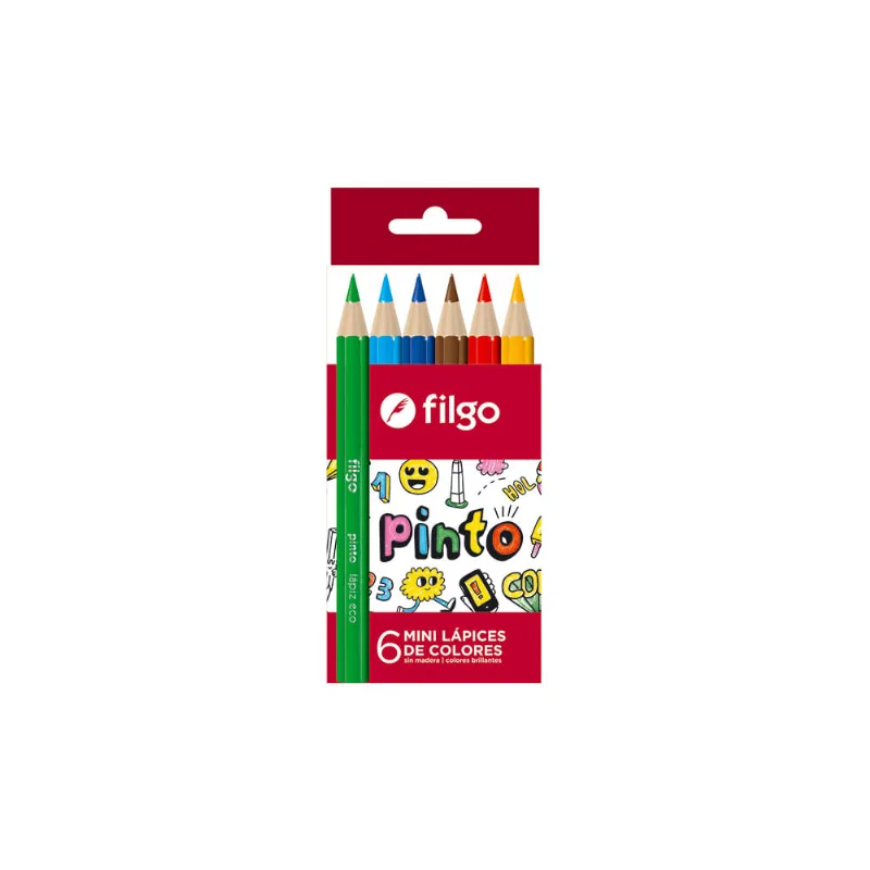 Lapices Colores X6 Filgo