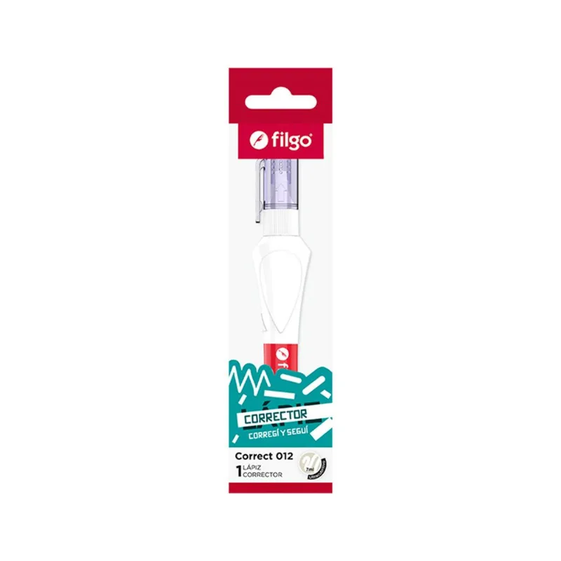 Lapiz corrector Filgo Correct 012 7 cc. 1 u.