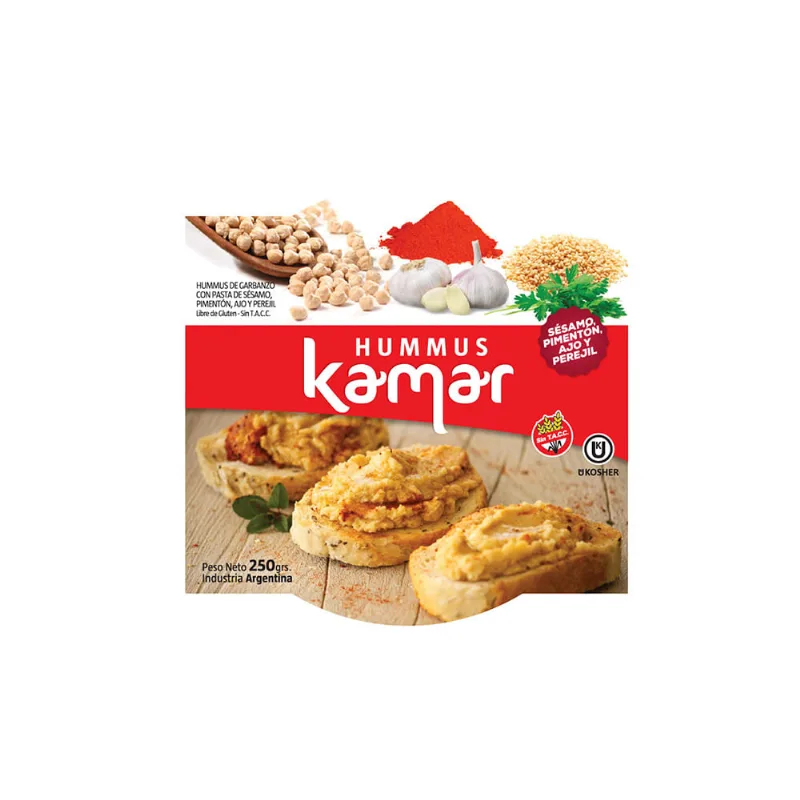 Hummus Kamar Pimentón X 250 Gr