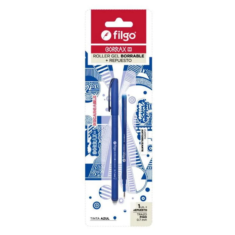 Roller Gel Borrable Borrax Se Az con Repuesto