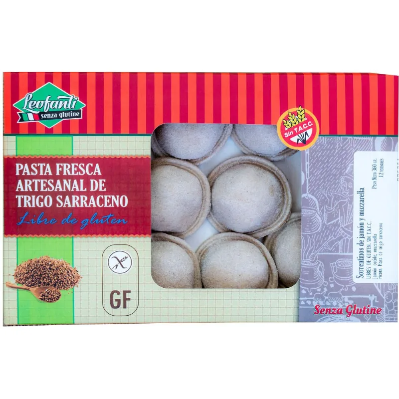 Sorrentinos Leofanti s TACC jamon muzzarella al huevo 360 g.