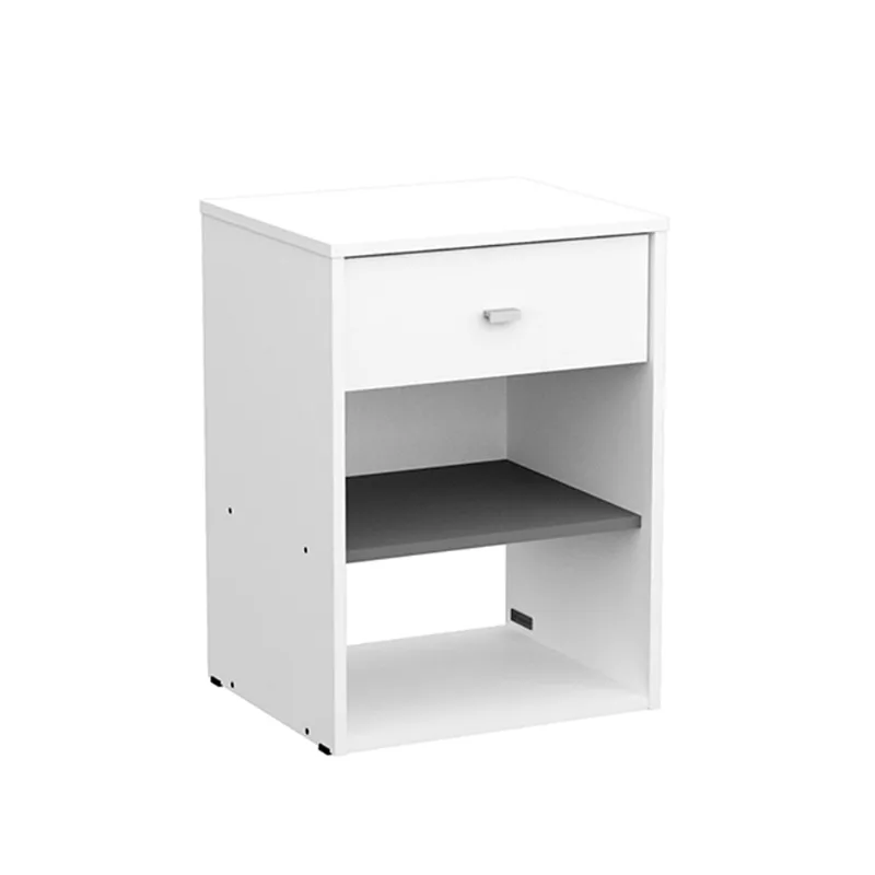 Mesa de Luz Milenial Color Blanco 45Cm × 61Cm × 38Cm Mosconi