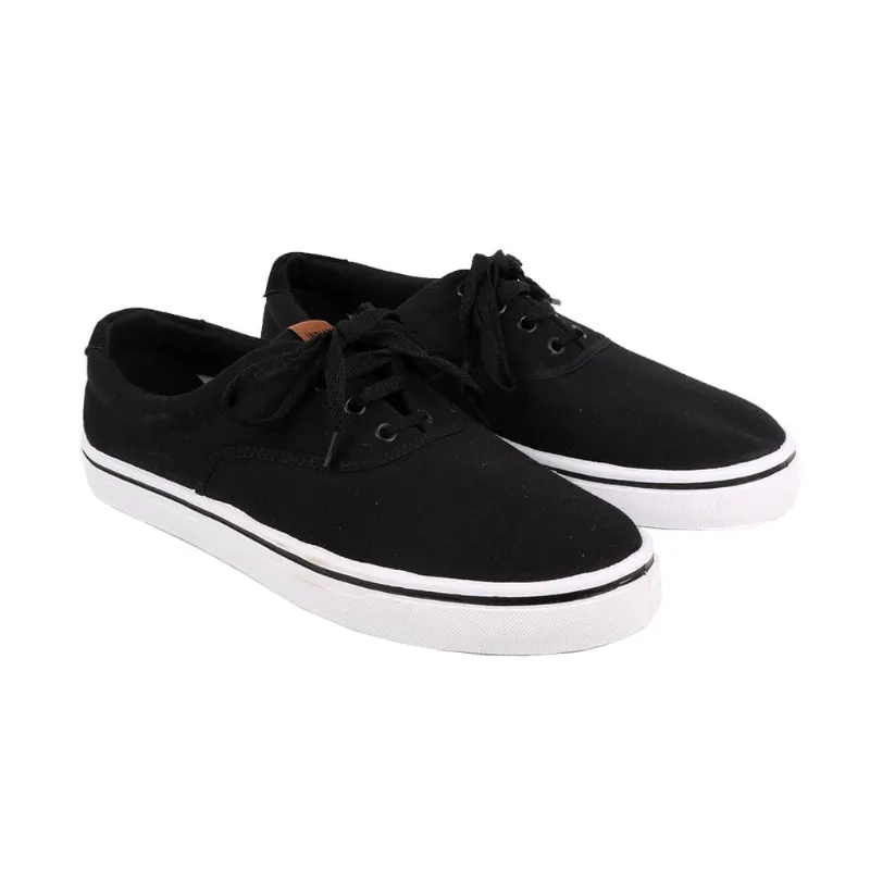 Zapatillas Hombre Nautica Lona Nego