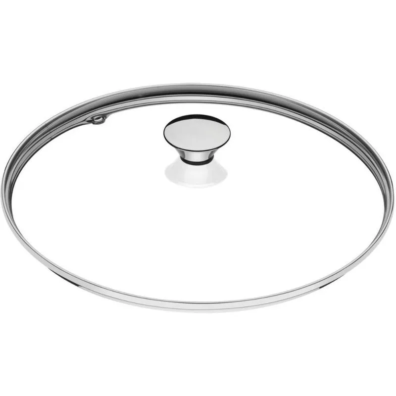 Tampa Allegra Tramontina Vidro Temperado Pegador Inox 18cm