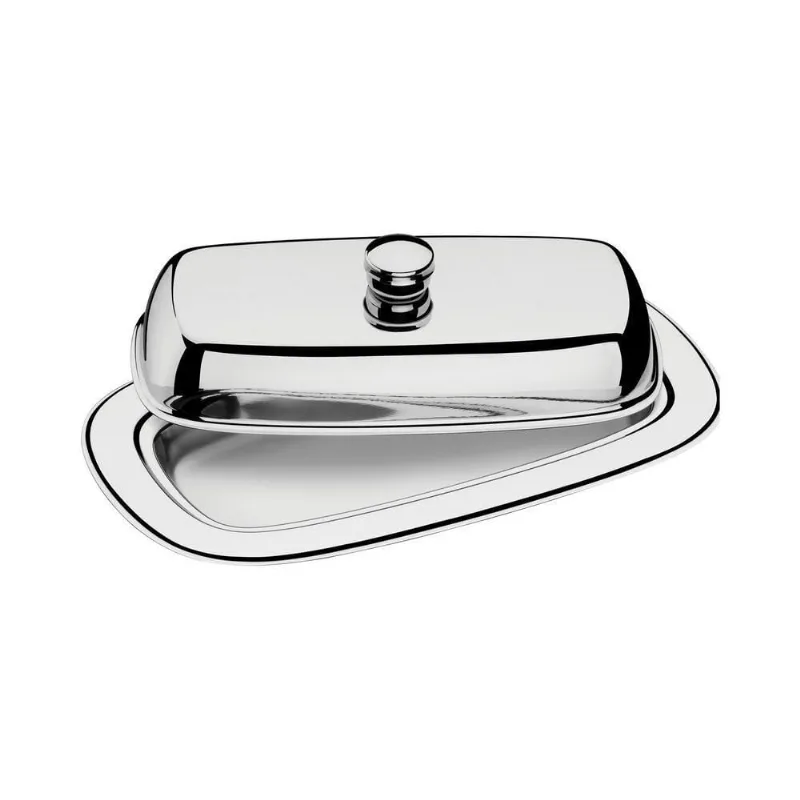 Manteigueira Com Tampa Tramontina Aço Inox Service 20cm
