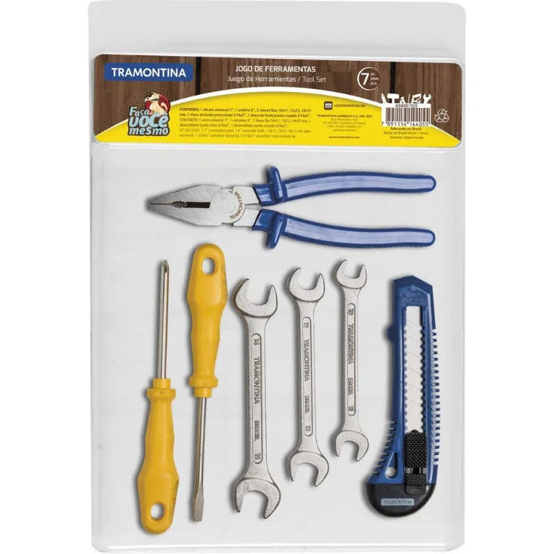 Kit De Ferramentas Tramontina Para Uso Doméstico 7 Pç