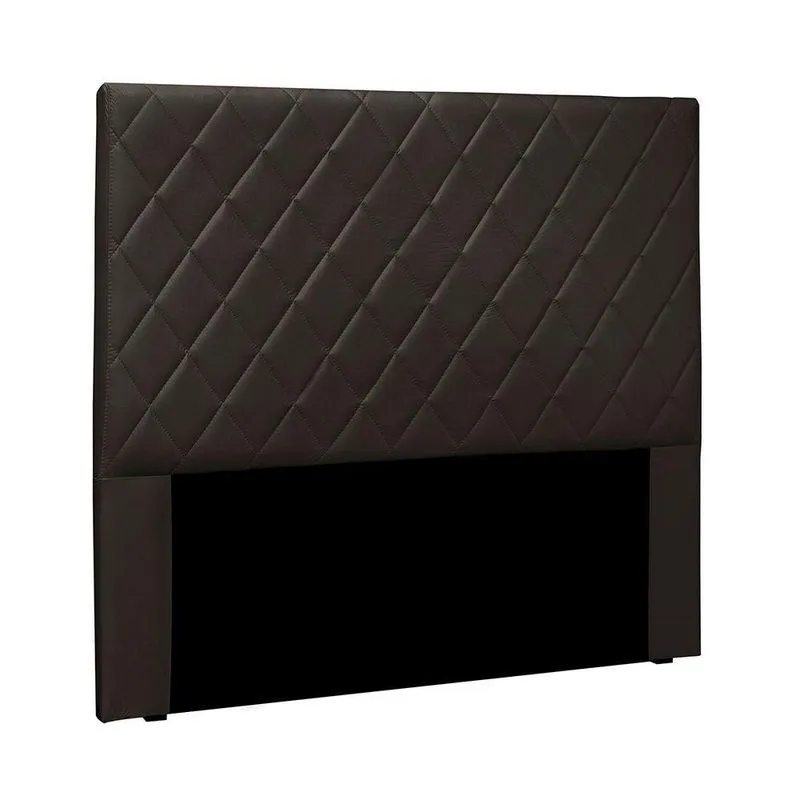 Cabeceira King Tina para Cama Box Estofada em Corino Marrom Loja Sheep