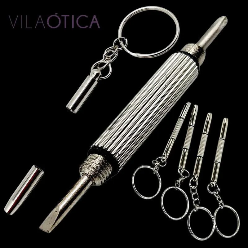 Kit 5 Mini Chaves Dupla Para Óculos Celulares E Outros