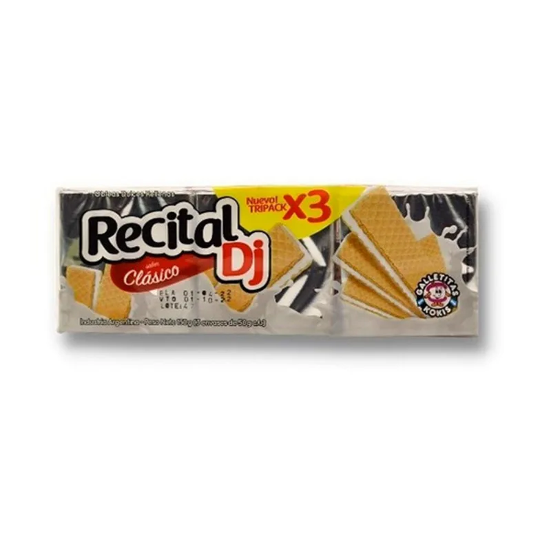 Oblea Recital dj clásica tripack 150 g.