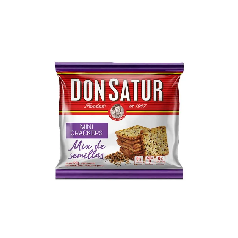 Galletita Crackers Mini?don?satur?semill X120g Galletita Crackers Mini don satur semill X120g