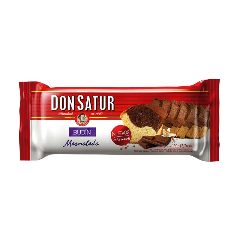 Budín Sabor Marmolado 190 Grs Don Satur