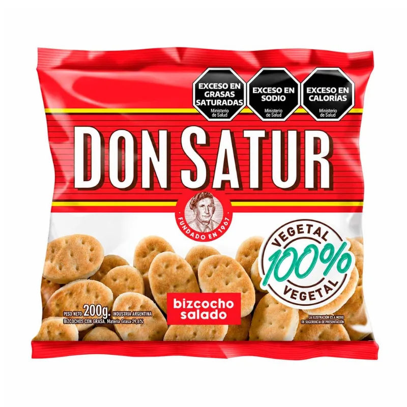Bizcochos Salados Don Satur 100vegetal 200gr