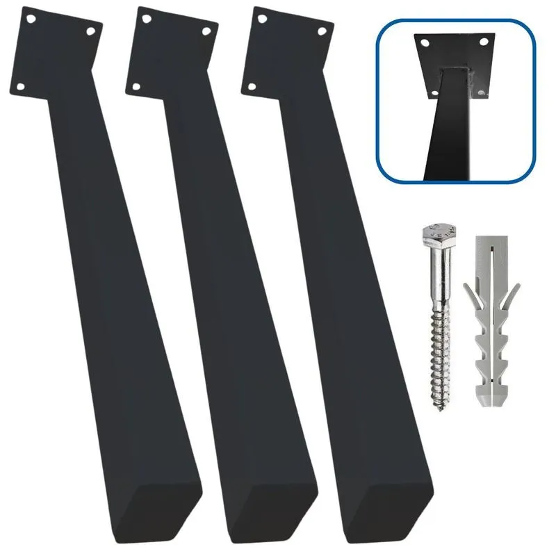 Suporte Para Pia De Parafusar 60cm 3un Grapa Granito Bancada
